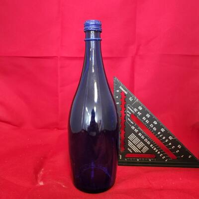 Tynant Blue Glass Bottle