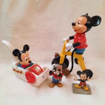 Disney Mickey Mouse Vintage Toys Lot of 4