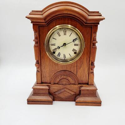 ANTIQUE KROEBER MOUSE TRAP DOOR CLOCK