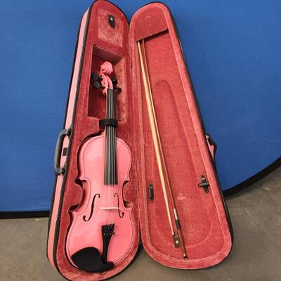 Pink violin