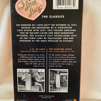 Lucille Ball Desi Arnaz I Love Lucy Episodes & Movie VHS Lot of 5