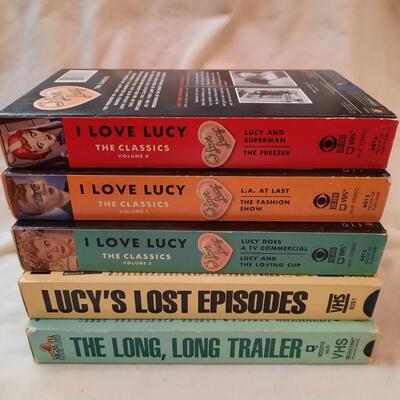Lucille Ball Desi Arnaz I Love Lucy Episodes & Movie VHS Lot of 5