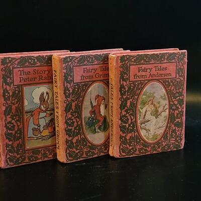 Lot 30: Set of (3) Antique Children's Books