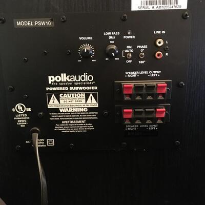 Polk audio sub woofer