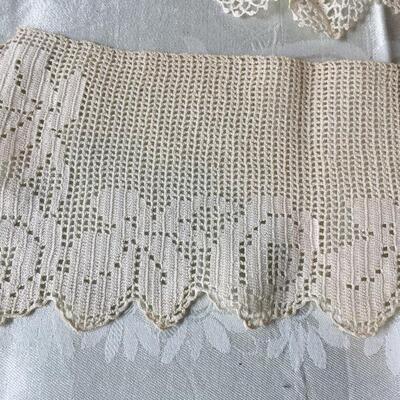 Antique crocheted collars