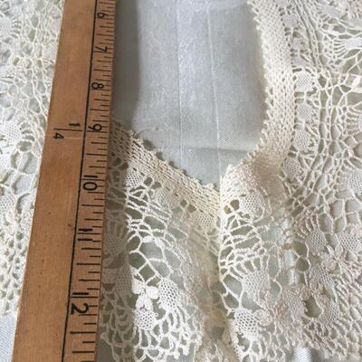 Antique crocheted collars