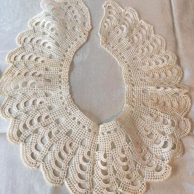 Antique crocheted collars