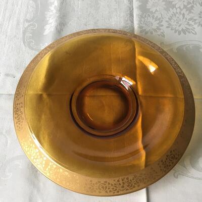 Vintage amber bowl