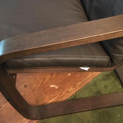 Ikea Poang chair with headrest
