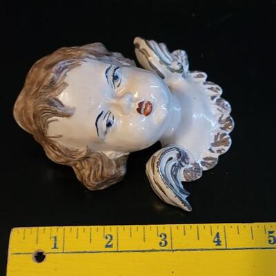 Lot 37: Antique Porcelain Handpainted Angel Boy Figure