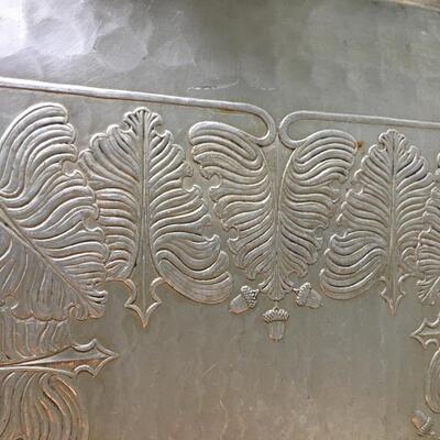 Vintage trade Continental aluminum tray