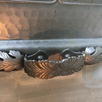 Vintage trade Continental aluminum tray