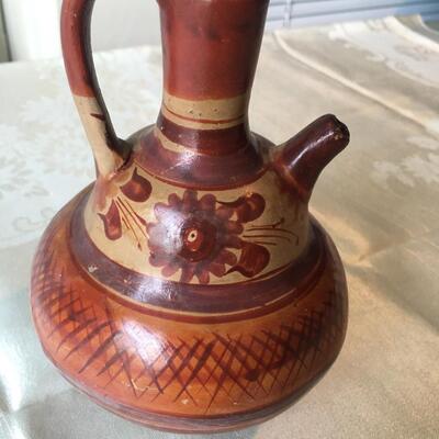 Vintage clay pitcher