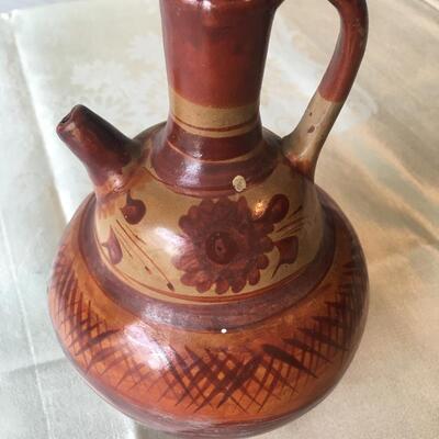Vintage clay pitcher