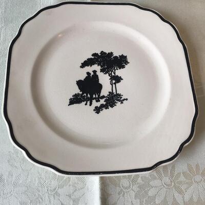 Harker Company silhouette plate