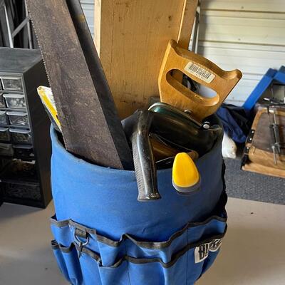 FS58 Tool bucket and saws