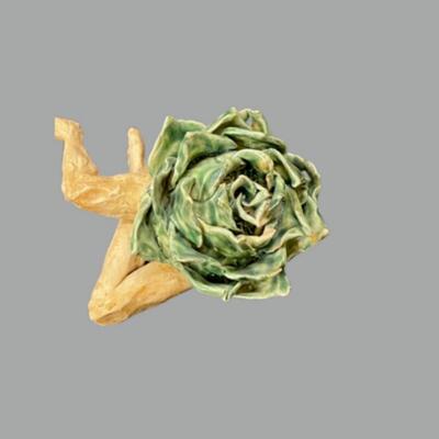 Susan Bergman Artichoke Legs Sculpture - 6"