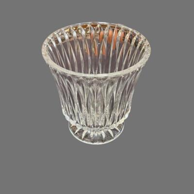 Block Crystal Chalet Poland Biscuit Footed Barrel - 8"