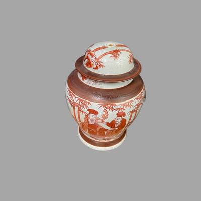 Two Asian Ceramic Lamp Bottoms