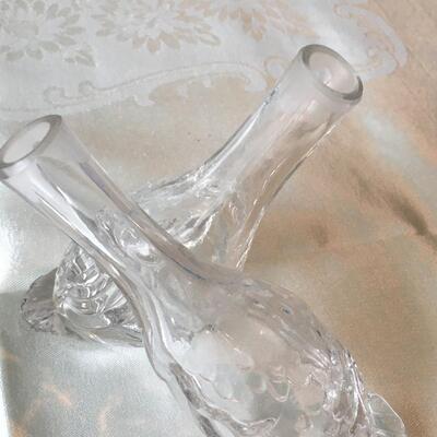 Chicken head Glass cruet set