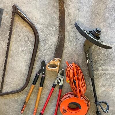 SH57 Saws, electrical cords, weedeater