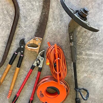 SH57 Saws, electrical cords, weedeater