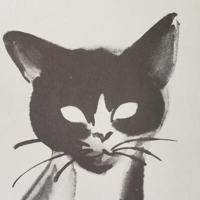 Two Cat Posters 21"x 15" Dr. David Kwo Da-Wei Lithographs signed!