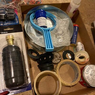 B64 Tools, tape, rubber bands, miscellaneous