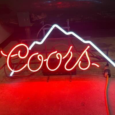 B61 Neon Coors sign