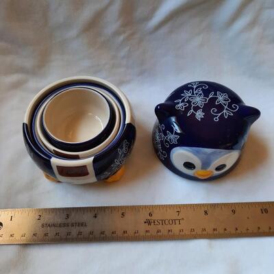 Ceramic Owl Mearuring Cup Set