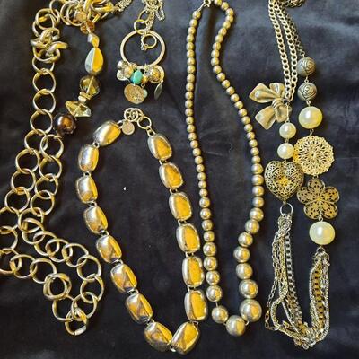 Sver Tone Necklaces Lot of 5