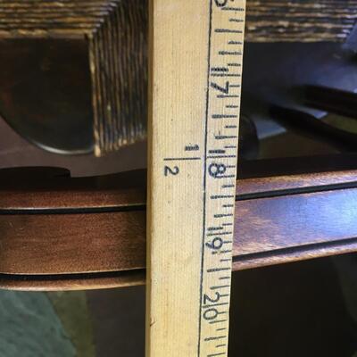 Vintage Windsor chair with rush seat