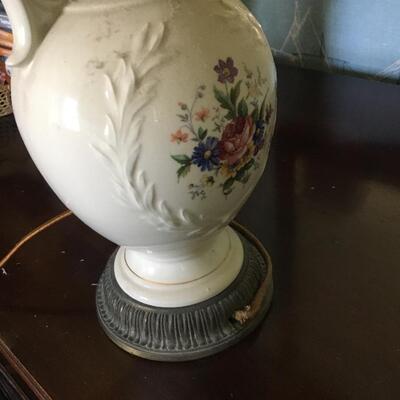 Vintage Pair of ceramic lamps