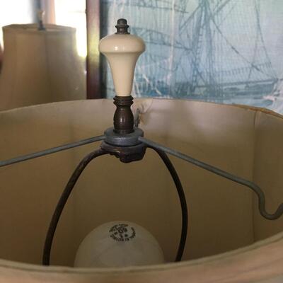 Vintage Pair of ceramic lamps