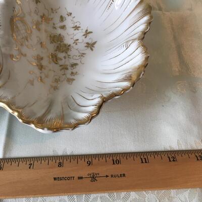 Vintage KPM porcelain divided dish