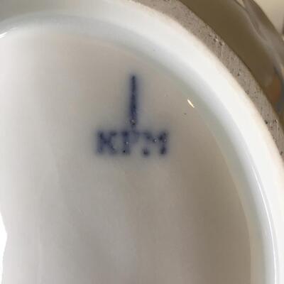 Vintage KPM porcelain divided dish