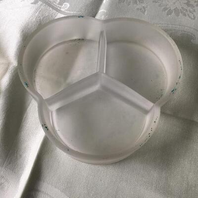 Vintage silver overlay plate and covered dish