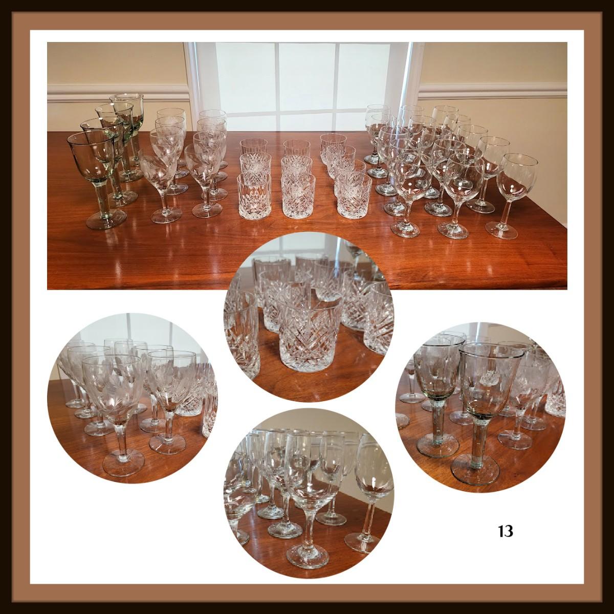 Unique Stemware/Crystal Bundle