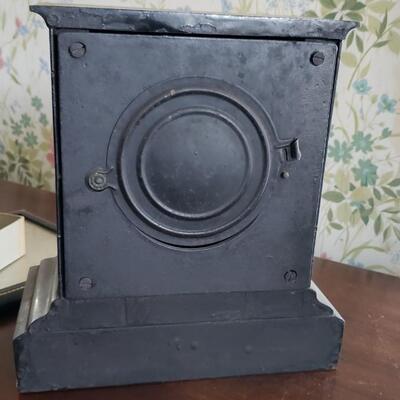 Antique Ansonia mantle clock Late 19th century metal
