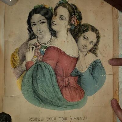 "Which will you marry? Take your choice"currier and ives