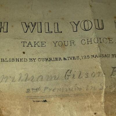 "Which will you marry? Take your choice"currier and ives
