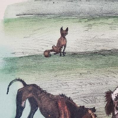 New Jersey Fox Hunt Currier and Ives 1876 "Taking Breath"