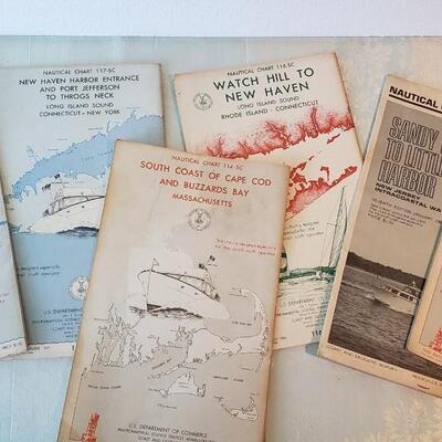6 Nautical charts 1960s