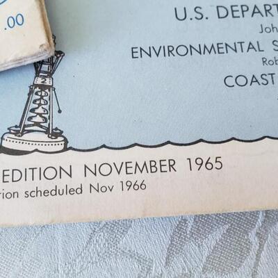 6 Nautical charts 1960s