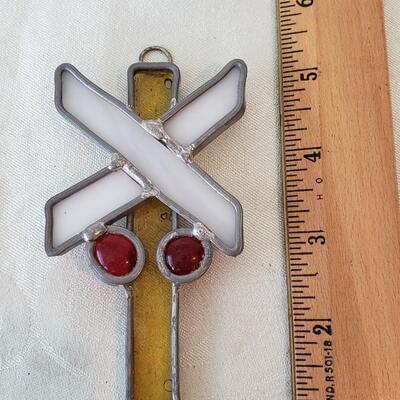 Railroad signal Suncatcher