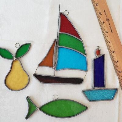 Lot of four suncatchers