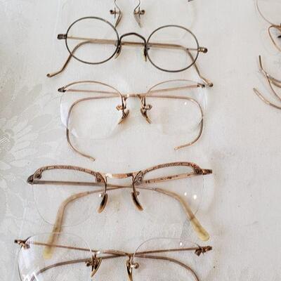 Collection of antique eyeglasses