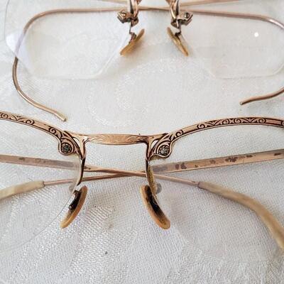 Collection of antique eyeglasses