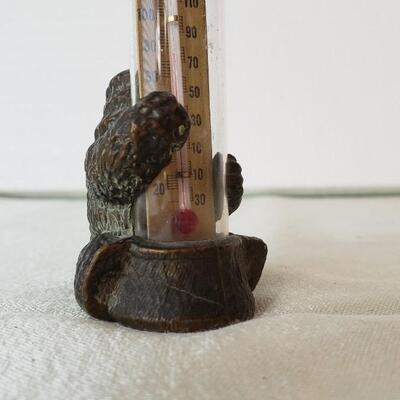 Vintage bear thermometer heavy