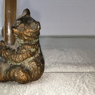 Vintage bear thermometer heavy
